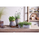 Japos Outdoor Planter Tray - Aged Zinc