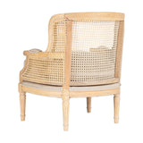 Kaziria Cane & Linen Armchair - Natural