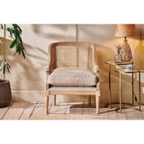 Kaziria Cane & Linen Armchair - Natural