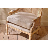 Kaziria Cane & Linen Armchair - Natural