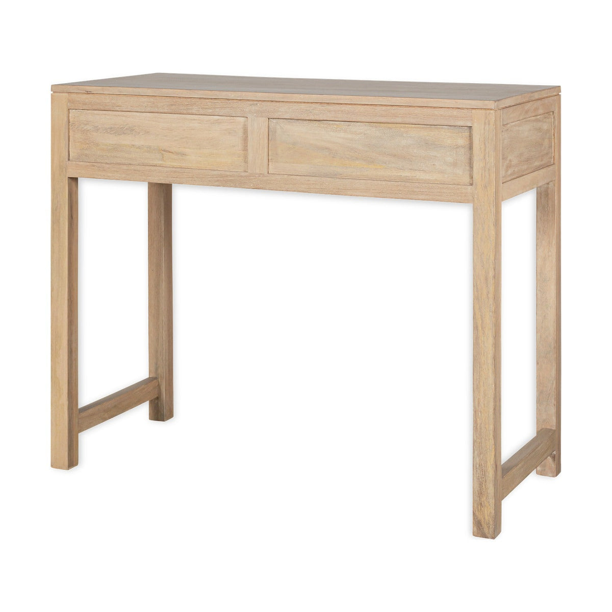 Kanz Mango Wood Cane Writing Desk - Natural