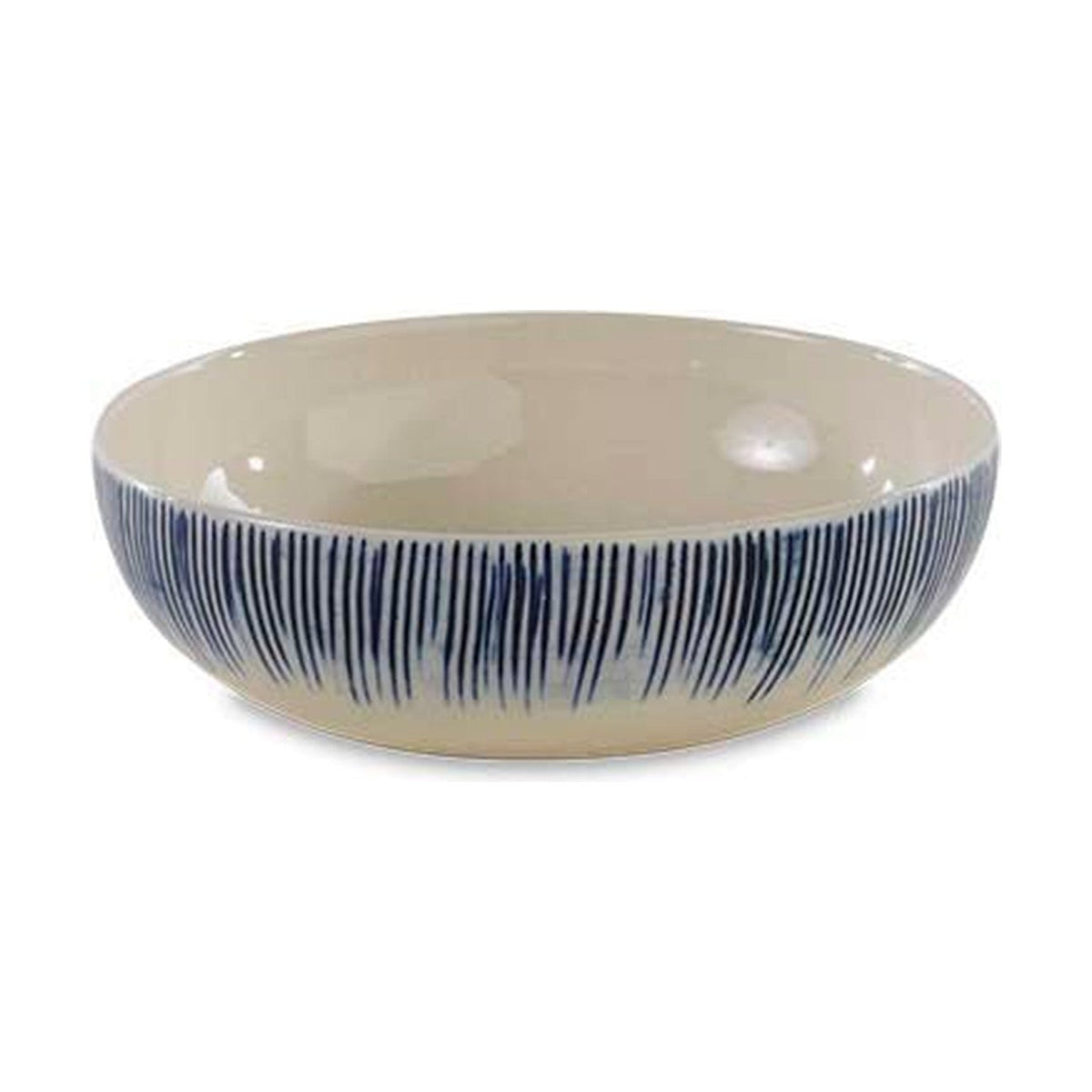 Karuma Ceramic Cereal Bowl - Blue & White