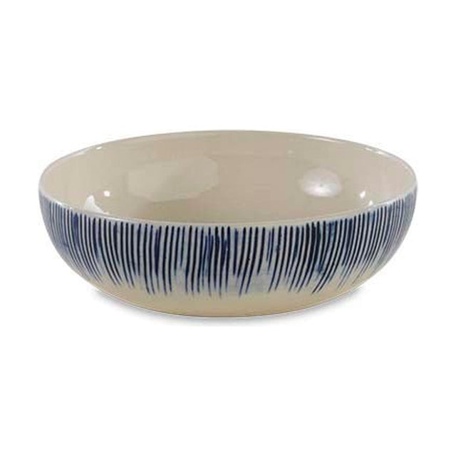 Karuma Ceramic Cereal Bowl - Blue & White