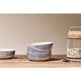 Karuma Ceramic Cereal Bowl - Blue & White