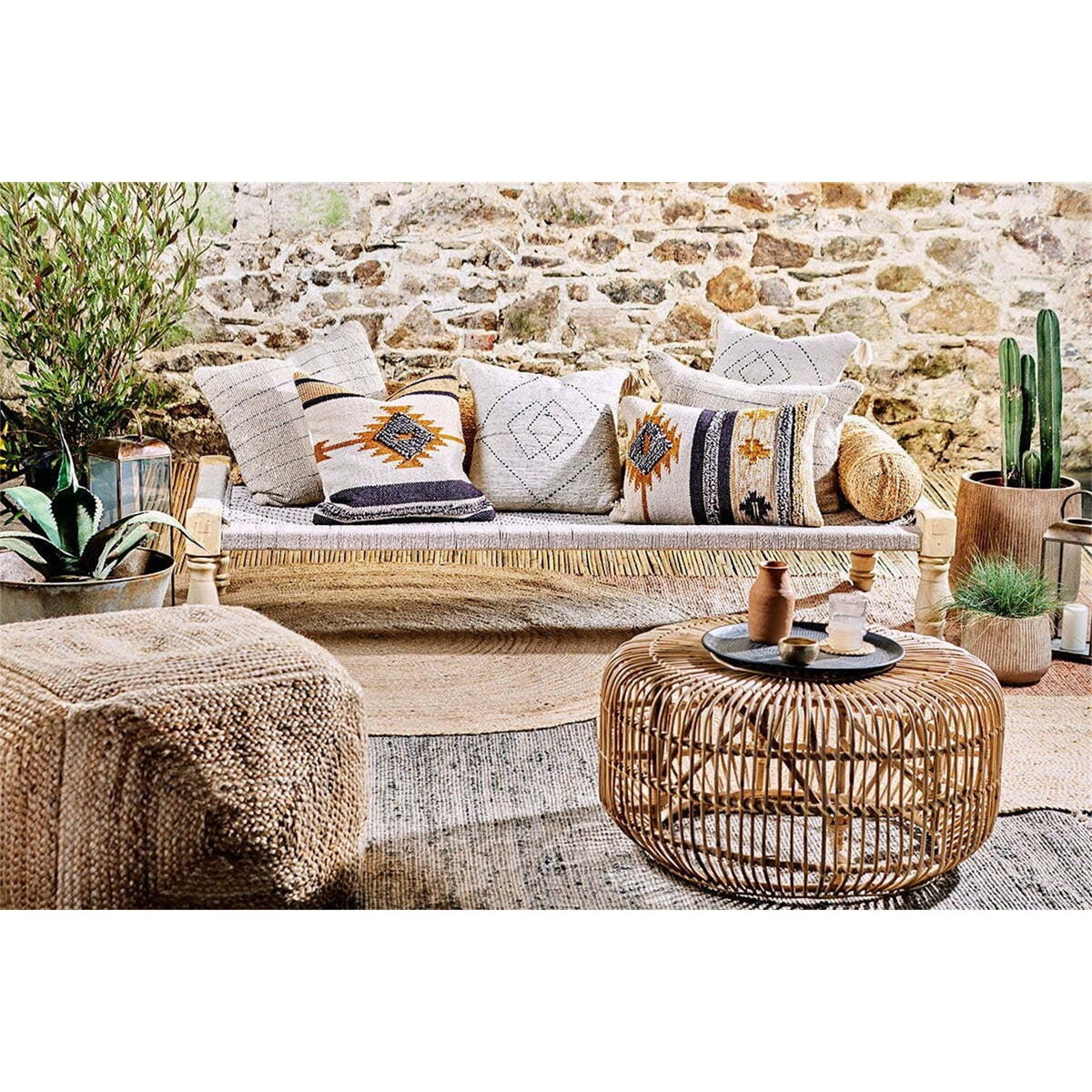 Kutumba Mango Wood Day Bed - Natural