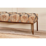 Kesu Kilim & Iron Bench - Natural