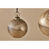 Konara Small Giant Glass Bauble - Gold Crackle