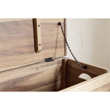 Karadi Reclaimed Wood Storage Bench - Natural