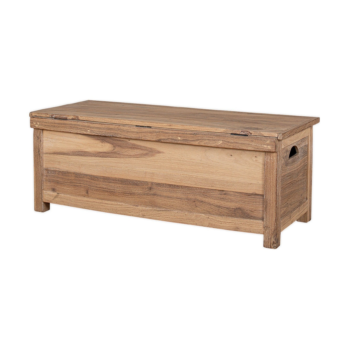 Karadi Reclaimed Wood Storage Bench - Natural