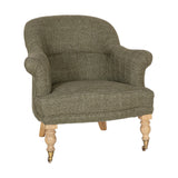 Kiana Cotton Armchair - Moss