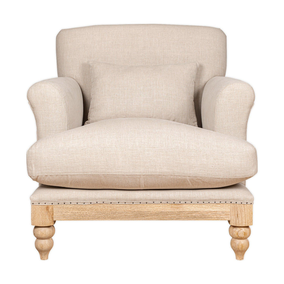 Kashi Linen Armchair - Natural