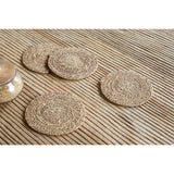Keso Woven Coasters - Brown - Set of 4
