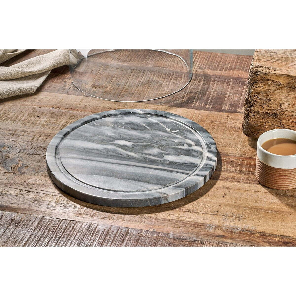 Kallso Marble and Glass Dome - Grey