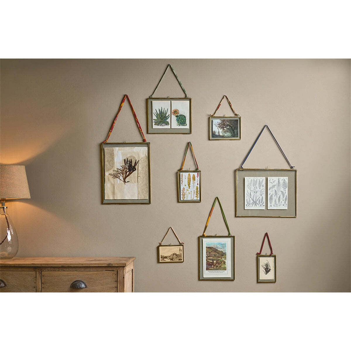 Kiko Extra Large Portrait Photo Frame - Antique Brass