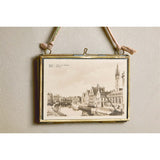 Kiko Extra Large Portrait Photo Frame - Antique Brass