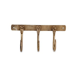 Kuna Small Iron Wall Hooks - Antique Brass