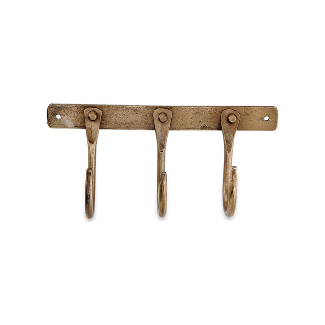 Kuna Small Iron Wall Hooks - Antique Brass