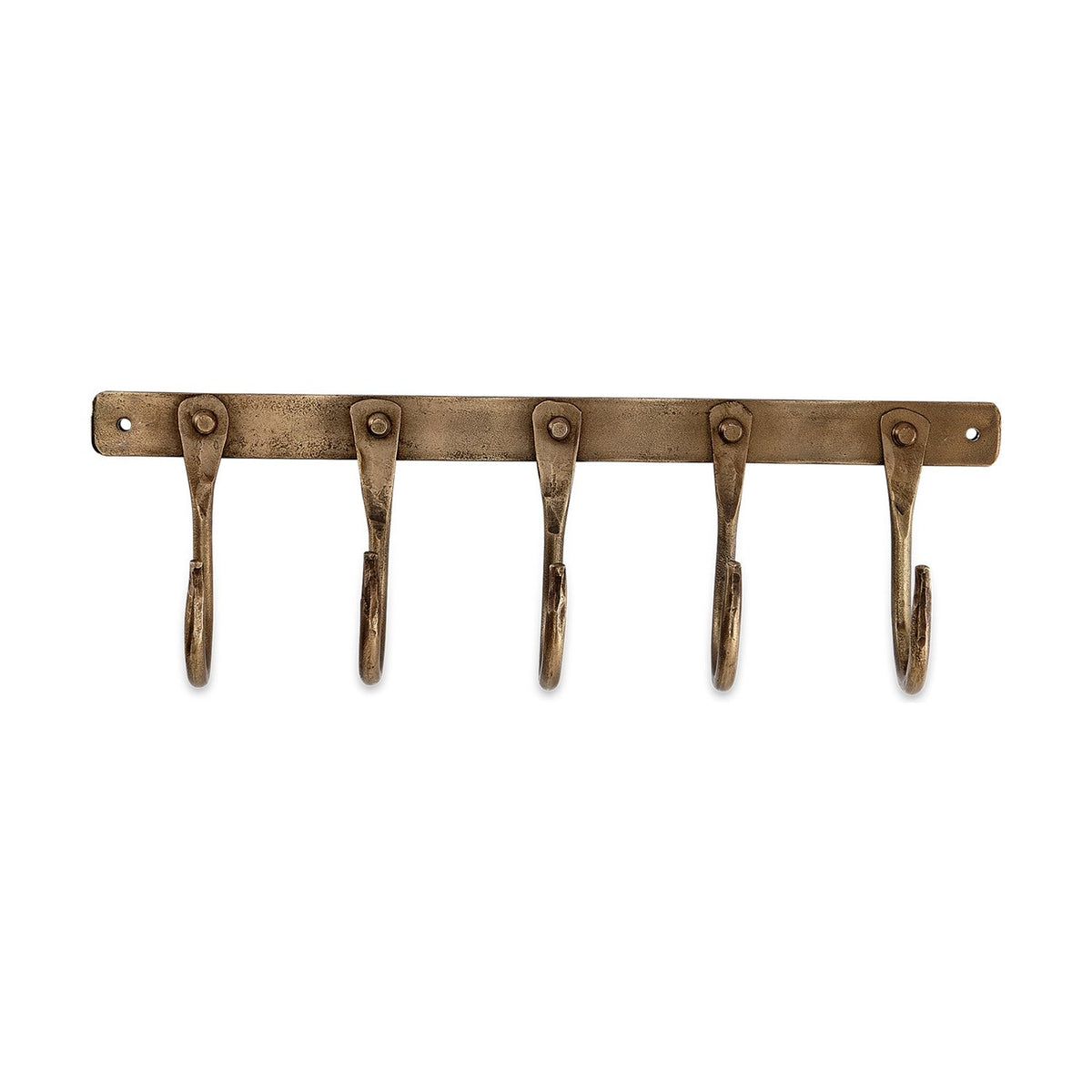 Kuna Large Iron Wall Hooks - Antique Brass