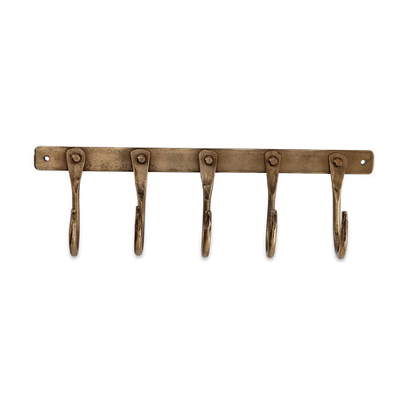Kuna Large Iron Wall Hooks - Antique Brass