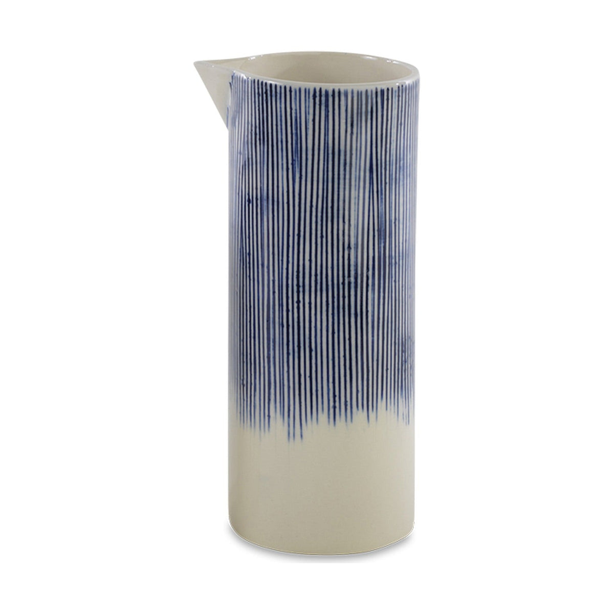Karuma Large Ceramic Jug - Blue & White
