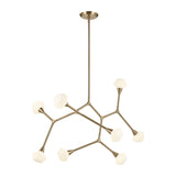 Cassius 8 Light Pendant Light - Champagne Bronze