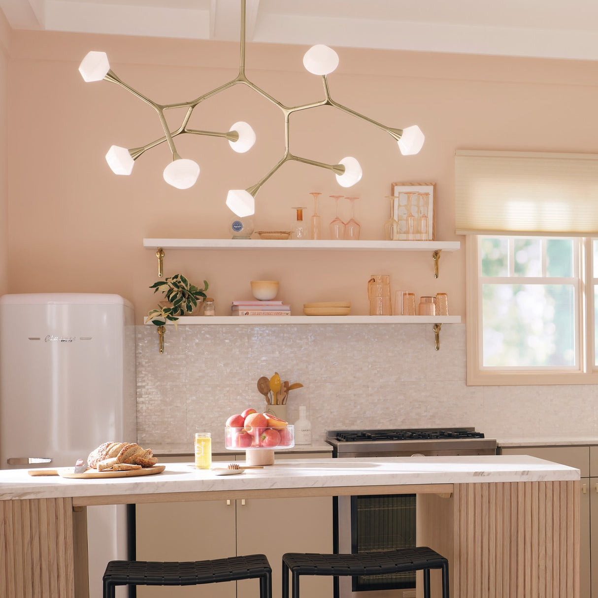 Cassius 8 Light Pendant Light - Champagne Bronze