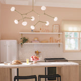 Cassius 8 Light Pendant Light - Champagne Bronze