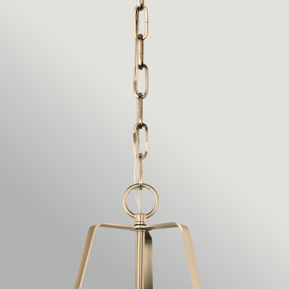Etcher 1 Light Medium Pendant Light - Black & Champagne Bronze