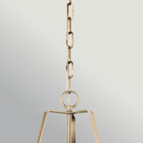 Etcher 1 Light Medium Pendant Light - Black & Champagne Bronze