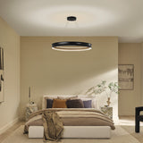 Larousse 1 Light Large Pendant Light - Black & Champagne Bronze