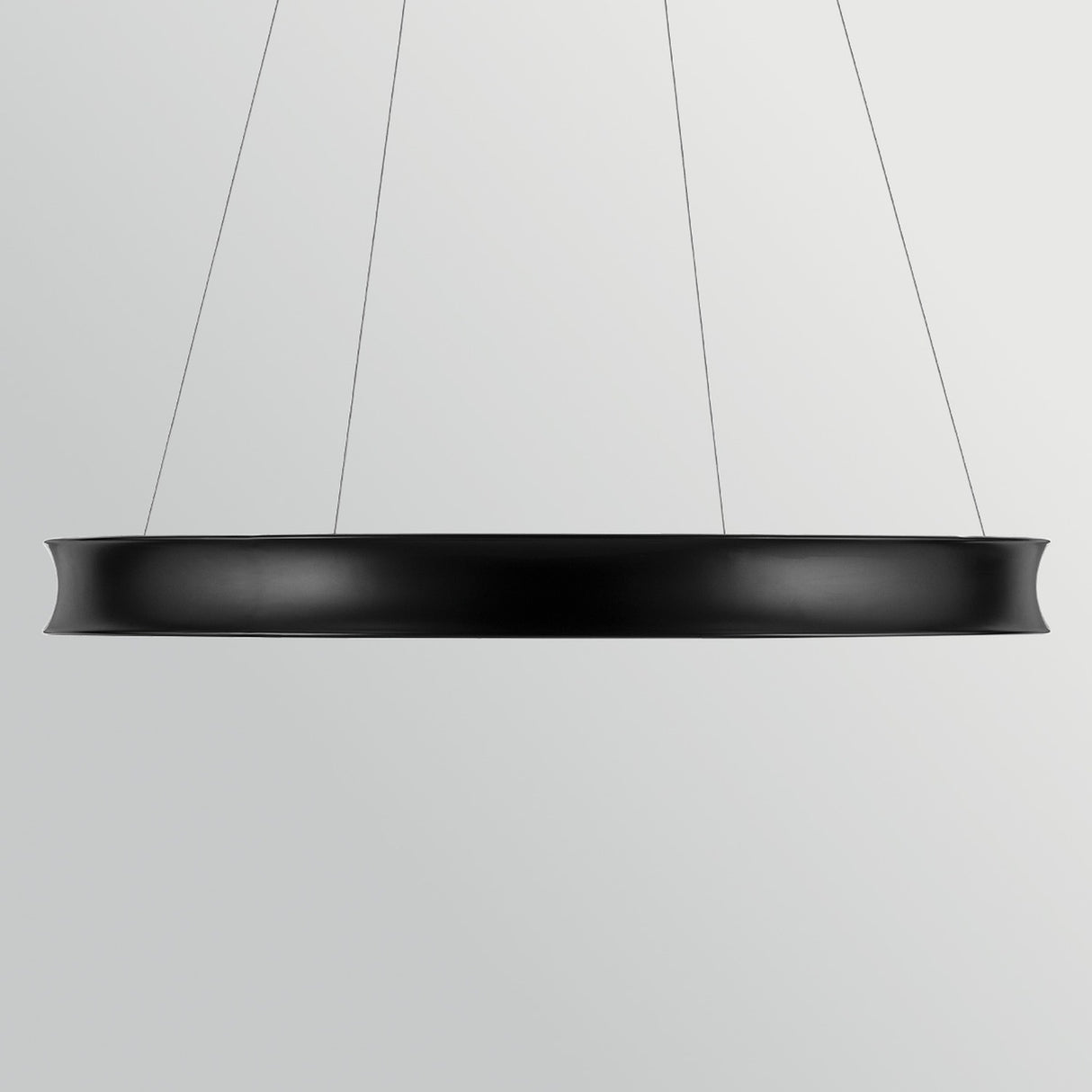Larousse 1 Light Large Pendant Light - Black & Champagne Bronze