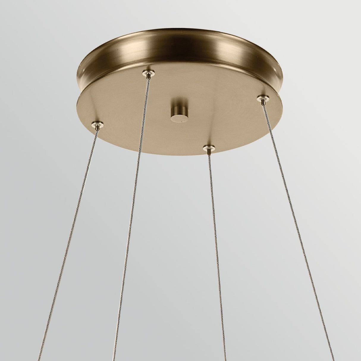 Larousse 1 Light Large Pendant Light - Champagne Bronze