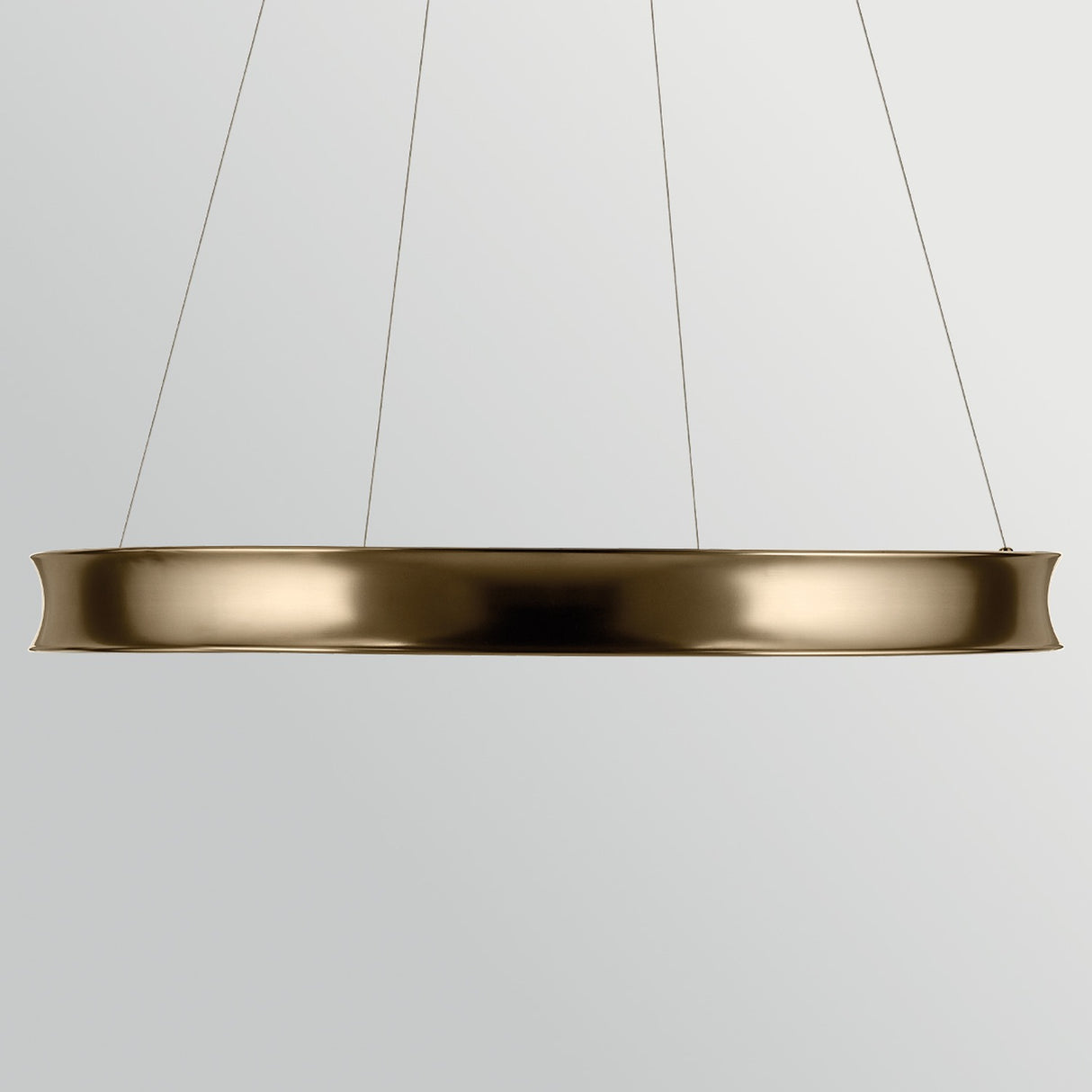 Larousse 1 Light Large Pendant Light - Champagne Bronze
