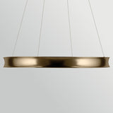 Larousse 1 Light Large Pendant Light - Champagne Bronze