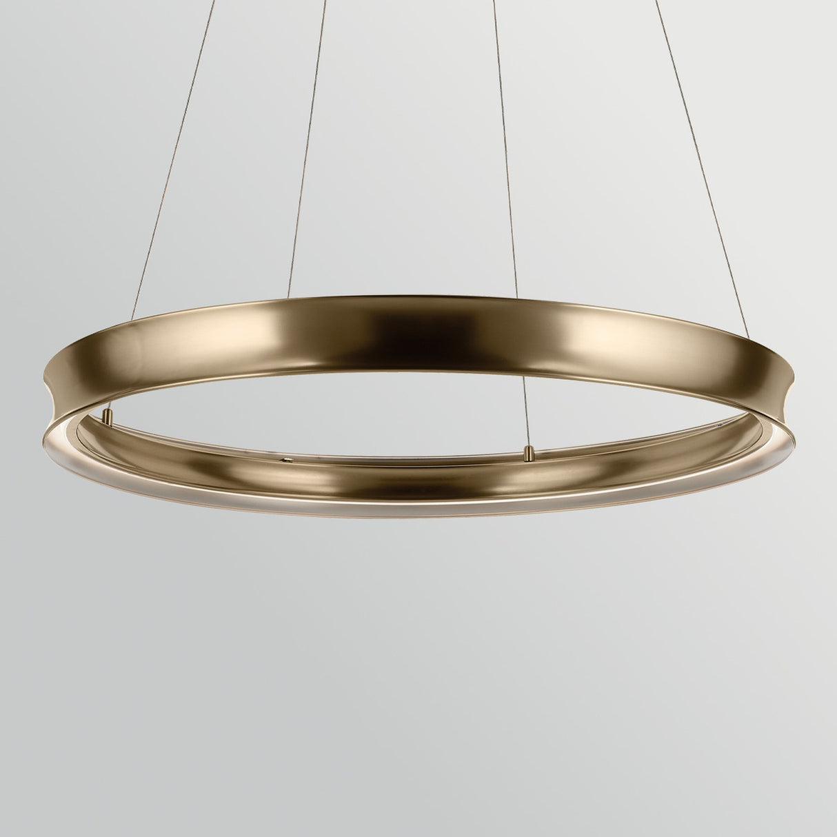 Larousse 1 Light Large Pendant Light - Champagne Bronze