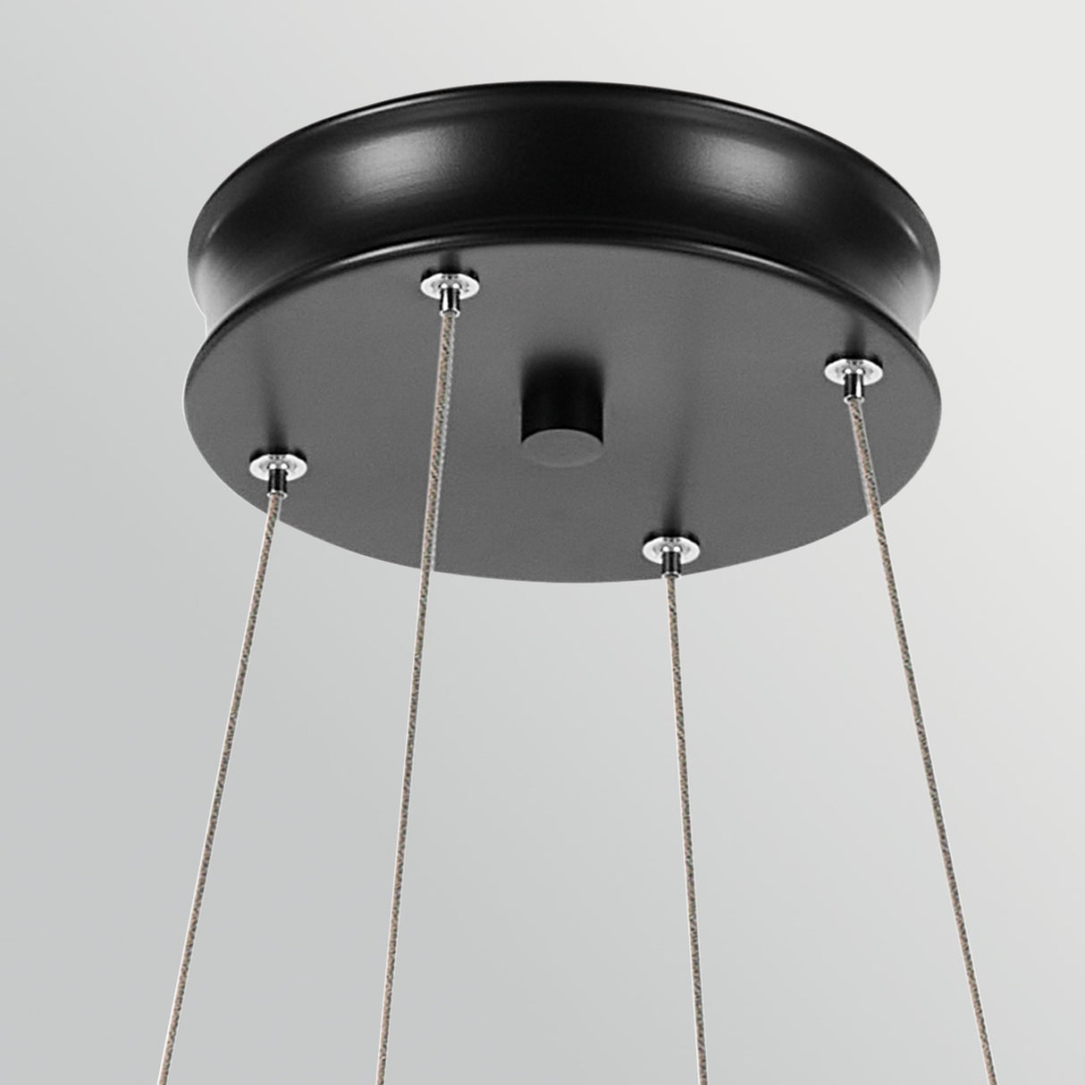 Larousse 1 Light Medium Pendant Light - Black & Champagne Bronze