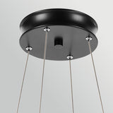 Larousse 1 Light Medium Pendant Light - Black & Champagne Bronze