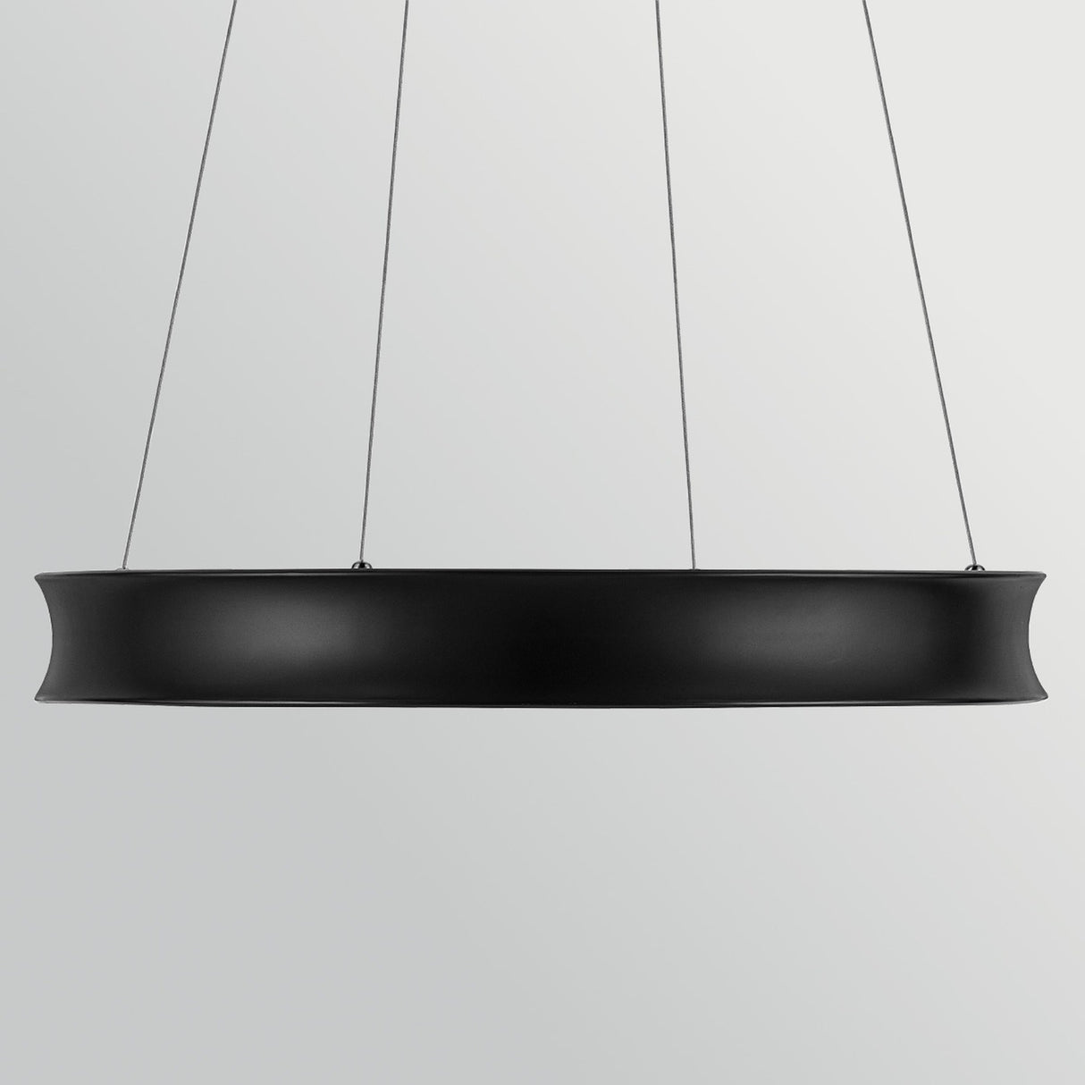 Larousse 1 Light Medium Pendant Light - Black & Champagne Bronze