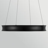 Larousse 1 Light Medium Pendant Light - Black & Champagne Bronze