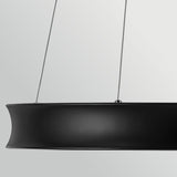 Larousse 1 Light Medium Pendant Light - Black & Champagne Bronze