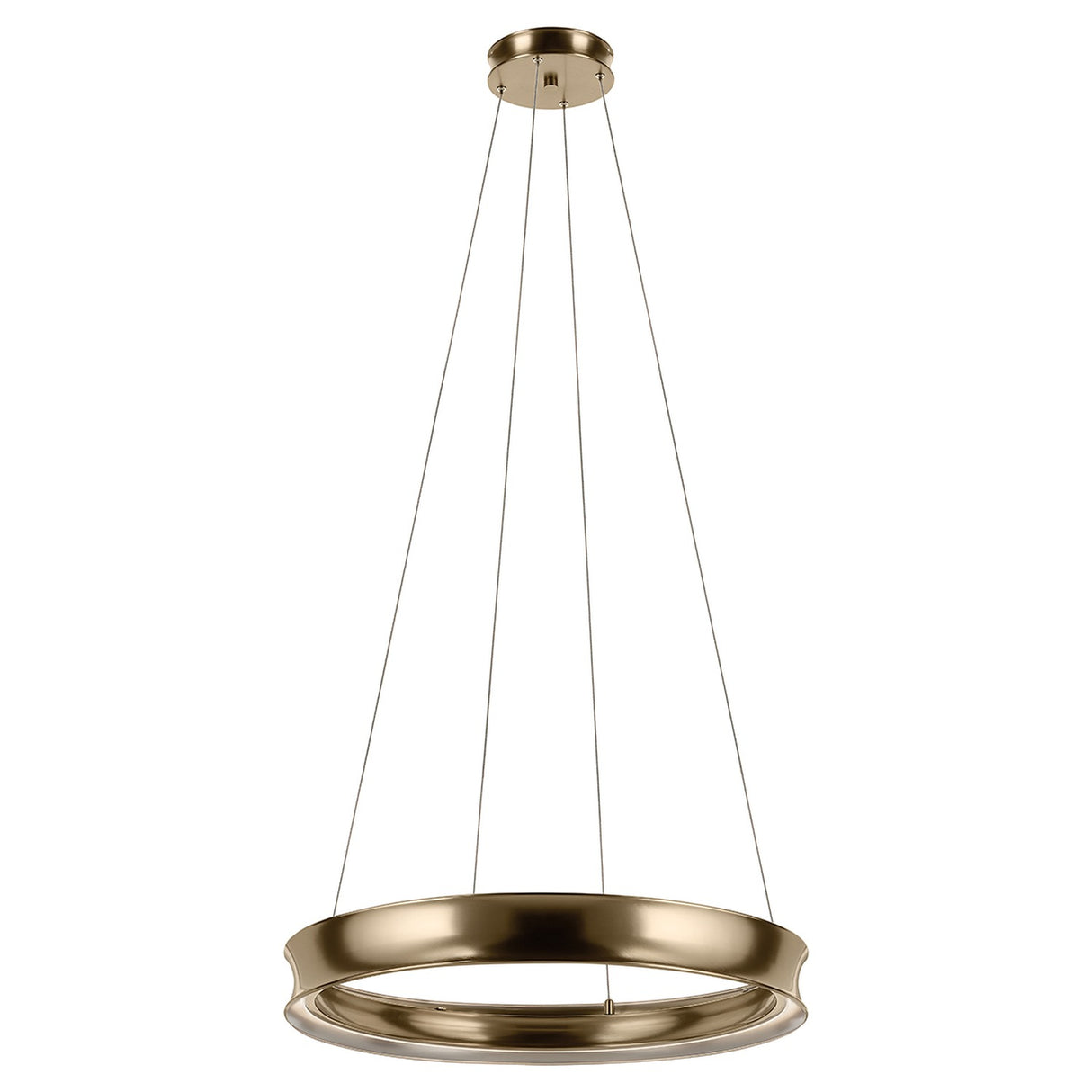 Larousse 1 Light Medium Pendant Light - Champagne Bronze