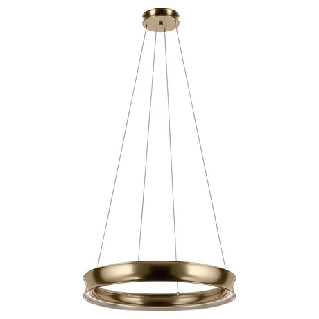 Larousse 1 Light Medium Pendant Light - Champagne Bronze