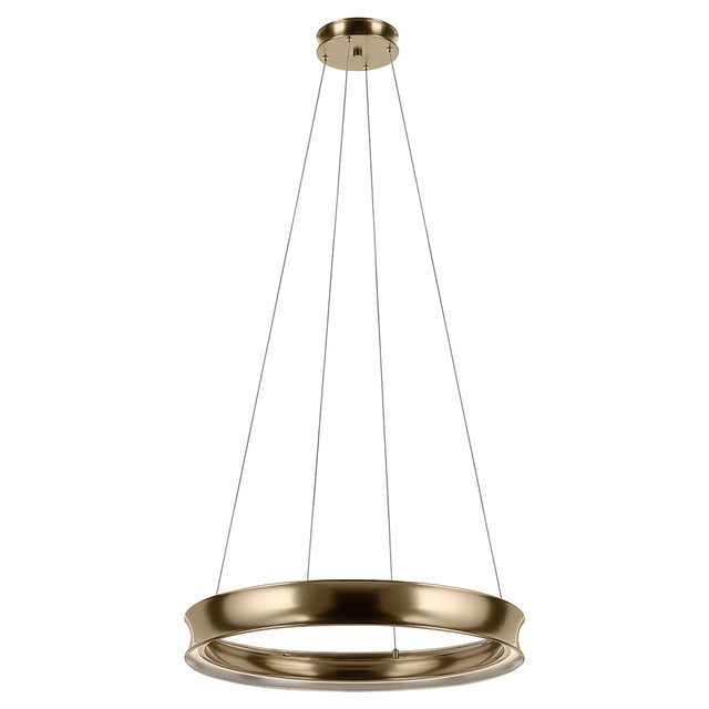 Larousse 1 Light Medium Pendant Light - Champagne Bronze