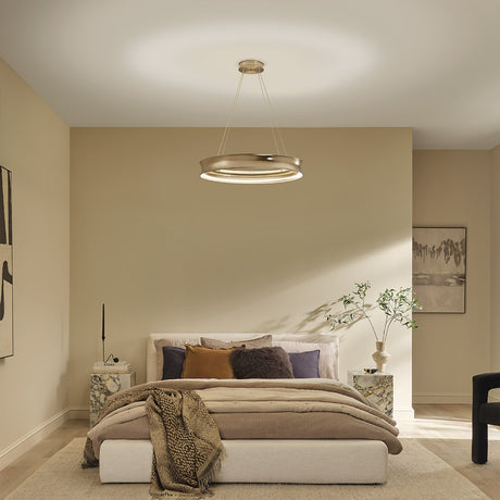 Larousse 1 Light Medium Pendant Light - Champagne Bronze