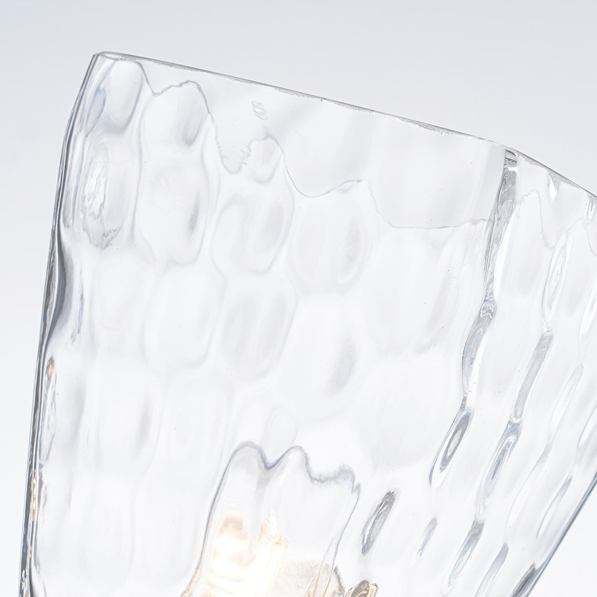 Marant 1 Light Wall Light - Polished Chrome with Clear Water Glass