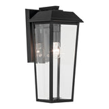 Mathus 1 Light Medium Outdoor Lantern - Black