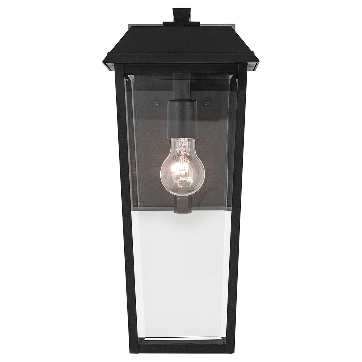Mathus 1 Light Medium Outdoor Lantern - Black