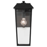 Mathus 1 Light Medium Outdoor Lantern - Black