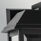 Mathus 1 Light Medium Outdoor Lantern - Black