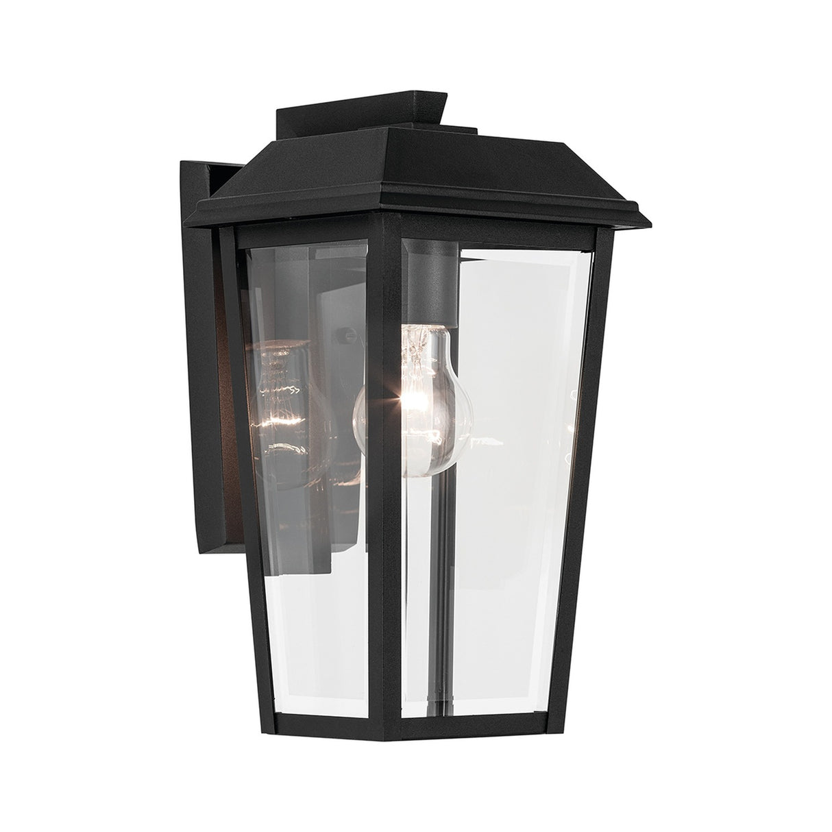 Mathus 1 Light Small Outdoor Lantern - Black